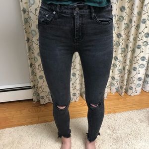 Black skinny jeans